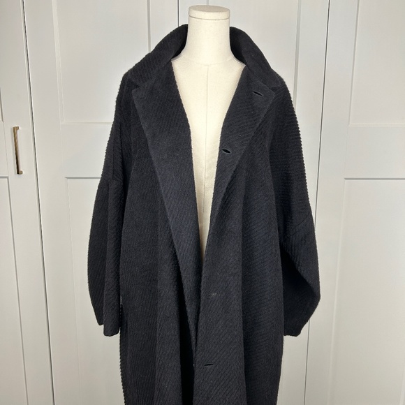 ESKANDAR Baby Lama / wool oversized coat - Picture 6 of 14